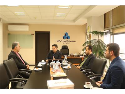 دیدار مدیر شعب بانک توسعه تعاون استان گیلان با سرپرست شرکت سرمایه‌گذاری مسکن گیلان